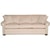 Vanguard Furniture Davidson Transitional Three Cushion Sleeper Sofa with Greek Key Arms 